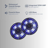 PQN Audio RV Series Waterproof Speakers (MPN: RV652BTBKLD)