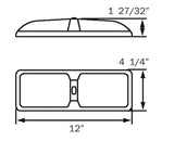 Optronics RV Interior Ceiling Light (MPN: RVIL22S)