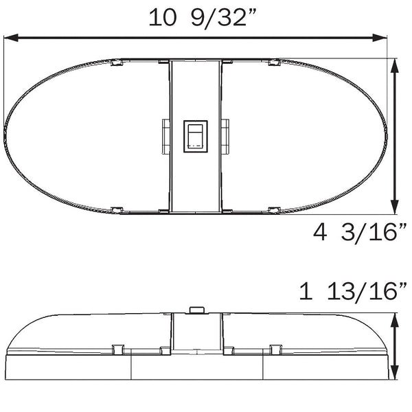 Optronics LED Interior Light (MPN: RVILL34FS)