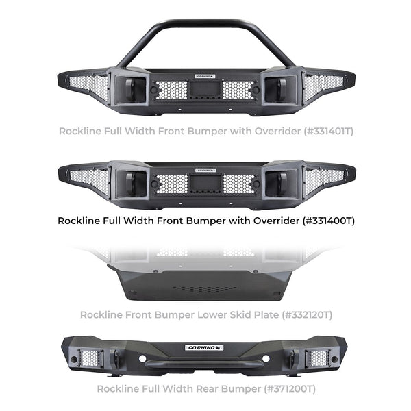 Go Rhino Rockline Winch Ready Bumper (MPN: 331400T)