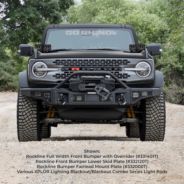 Go Rhino Front Bumper Lower Skid Plate (MPN: 332120T)