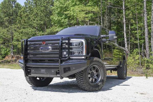 Fab Fours Black Steel Ranch Bumper (MPN: FS23-S5960-1)