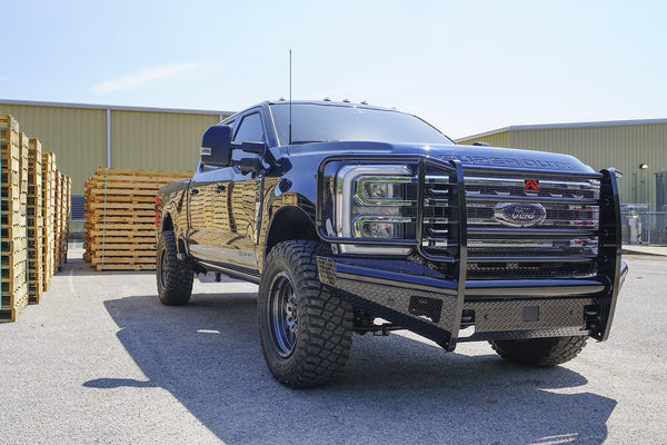 Fab Fours Black Steel Ranch Bumper (MPN: FS23-S5960-1)