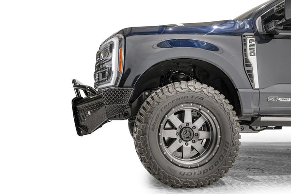 Fab Fours Black Steel Ranch Bumper (MPN: FS23-S5962-1)