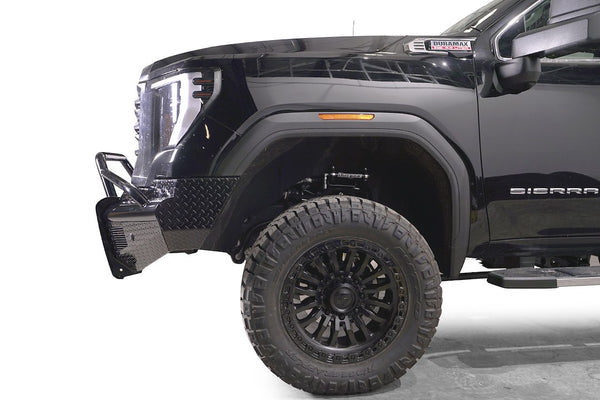 Fab Fours Black Steel Ranch Bumper (MPN: GM24-S6262-1)