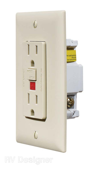 RV Designer Ground Fault Receptacle (MPN: S803)