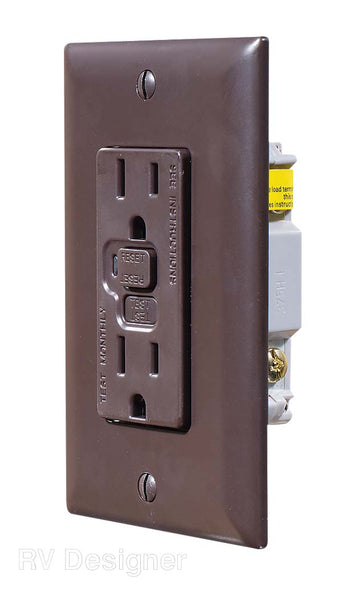 RV Designer Ground Fault Receptacle (MPN: S805)