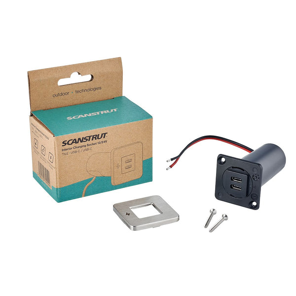 Scanstrut TILE Series USB Outlet (MPN: SC-TILE-21)