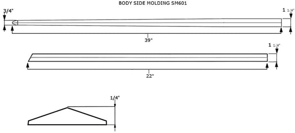 Coast To Coast Side Molding (MPN: CCISM601)