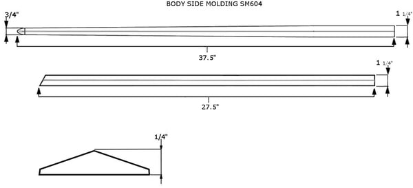 Coast To Coast Side Molding (MPN: CCISM604)