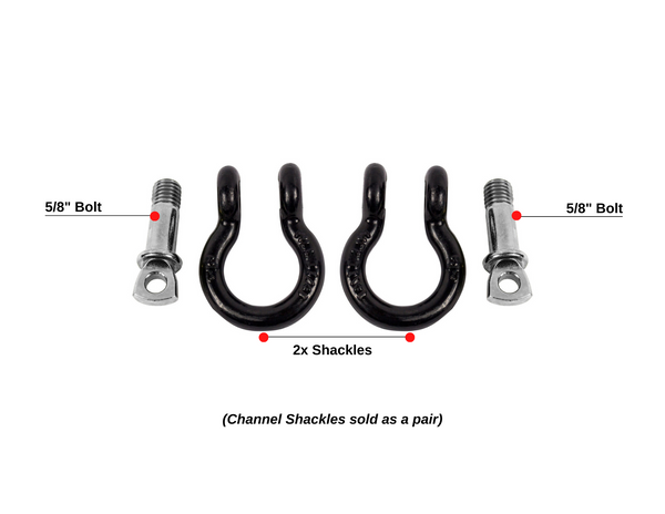 Bulletproof Hitches Safety Chain Anchor (MPN: SMALLSHACKLE)