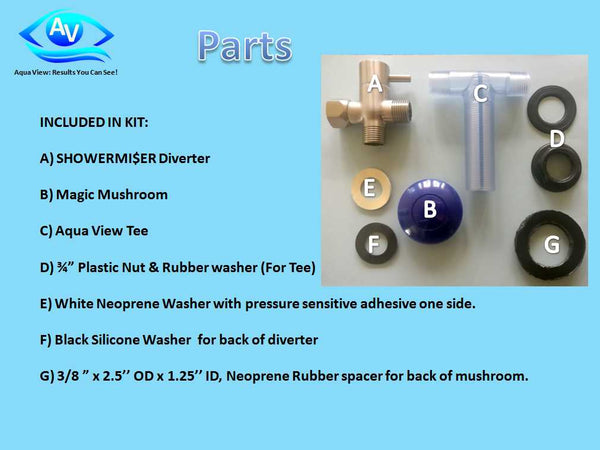 Aqua View Shower Water Saver (MPN: SMCM02)