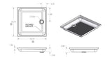 Specialty Recreation Shower Pan (MPN: SP2424W)