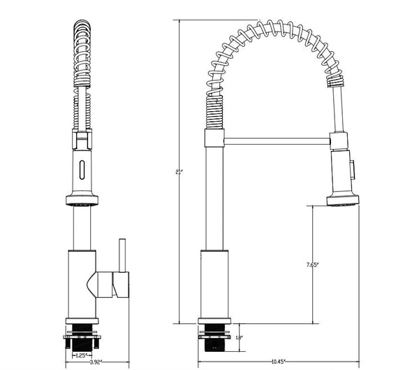 Empire Faucets Kitchen Faucet (MPN: SP5000BMT-E)