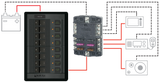 Blue Sea Fuse Block (MPN: 5029-BSS)