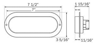 Optronics GloLight LED Trailer Light (MPN: STL111RFB)