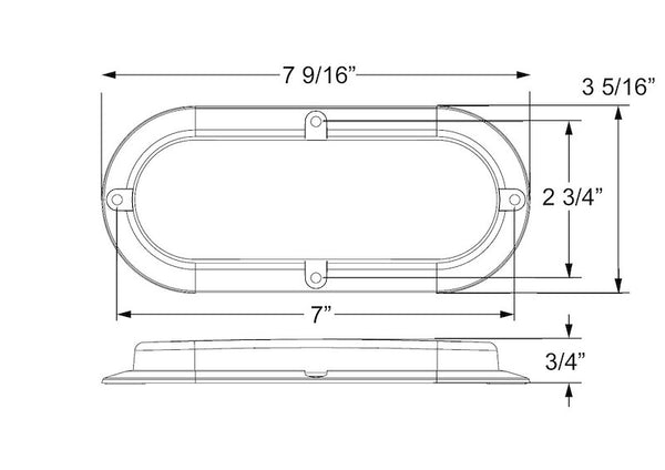 Optronics Trailer Light (MPN: STL73RBP)