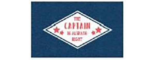 Kittrich Door Mat With Captain Logo (MPN: STRB-21477-10)