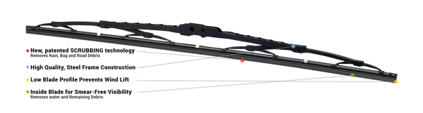 Scrubblade Heavy Duty Windshield Wiper Blade (MPN: SB1200)