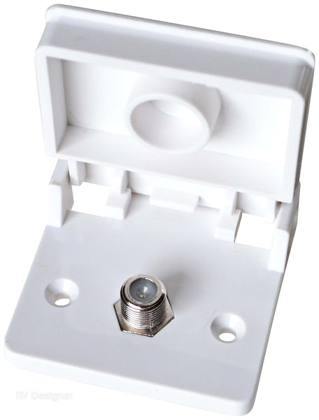 RV Designer TV Cable Entry Plate (MPN: T111)