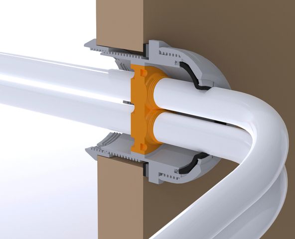 Scanstrut Through Bulkhead Cable Seal (MPN: TBH-4)