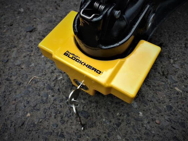 DeadBolt Trailer Coupler Lock (MPN: TCL1-YL)