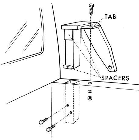 Brophy Camper Tie Down Stake Pocket Mount (MPN: TDSF)