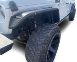 Black Horse Off Road Fender Flare Set (MPN: TFFJL1)