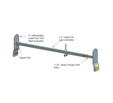 Black Horse Off Road Ladder Rack (MPN: TR-WRG2)
