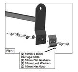 Black Horse Off Road Ladder Rack (MPN: TR-WRG2)