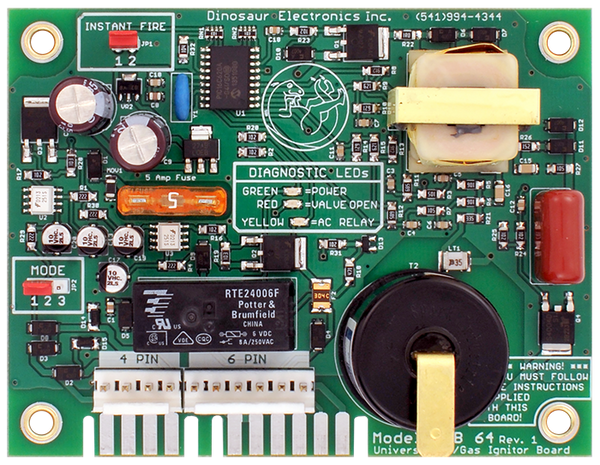 Dinosaur Electric Ignition Control Circuit Board (MPN: UIB 64)