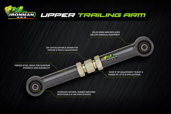Ironman 4x4 Adjustable Trailing Arm (MPN: UTA003)