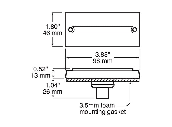 Peterson Mfg Incandescent Clearance Light (MPN: V132A)