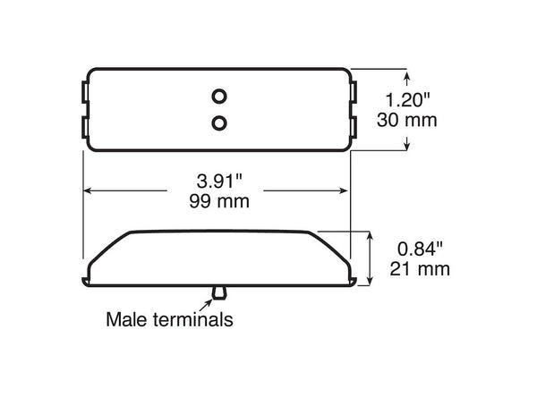 Peterson Mfg. Incandescent Clearance Light (MPN: V154A)