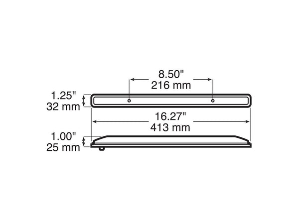 Peterson Mfg Clearance Light (MPN: V169-3R)
