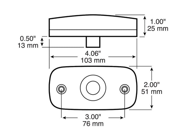Peterson Mfg. Incandescent Clearance Light (MPN: V2549A)