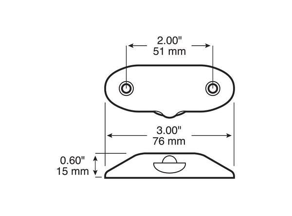 Peterson License Plate Light (MPN: V290)