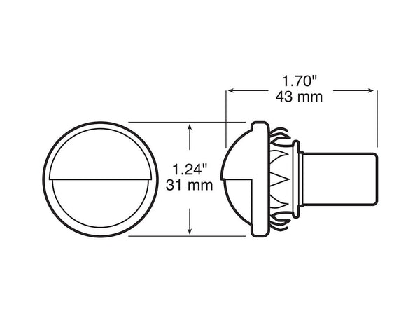 Peterson Mfg. License Plate Light (MPN: V438)
