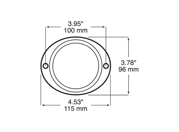 Peterson Reflector With Amber Lens (MPN: V472A)
