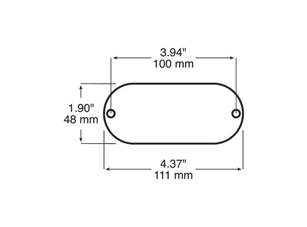 Peterson Reflector Quick Mount Amber Lens (MPN: V480A)