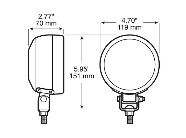 Peterson Work Light Pedestal Mount (MPN: V507)