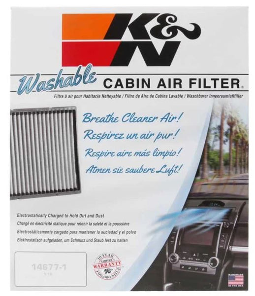 K&N Washable Cabin Air Filter (MPN: VF2037)