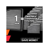 K&N Washable Cabin Air Filter (MPN: VF2087)