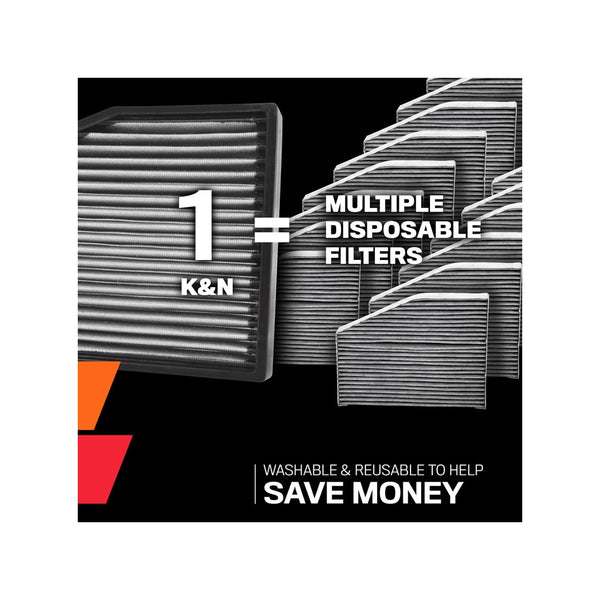 K&N Washable Cabin Air Filter (MPN: VF2087)