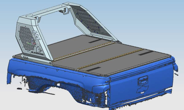 Black Horse Off Road Vigor Truck Bed Bar (MPN: VIRB08B)