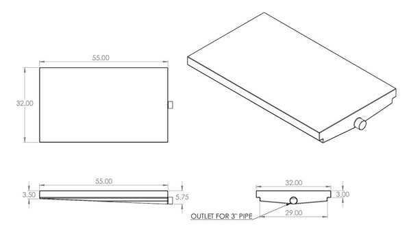 Alpha System Waste Holding Tank (MPN: VR32546HCD)