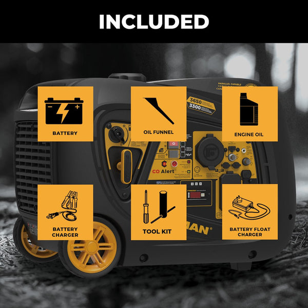 Firman Portable Inverter Generator (MPN: W03385)