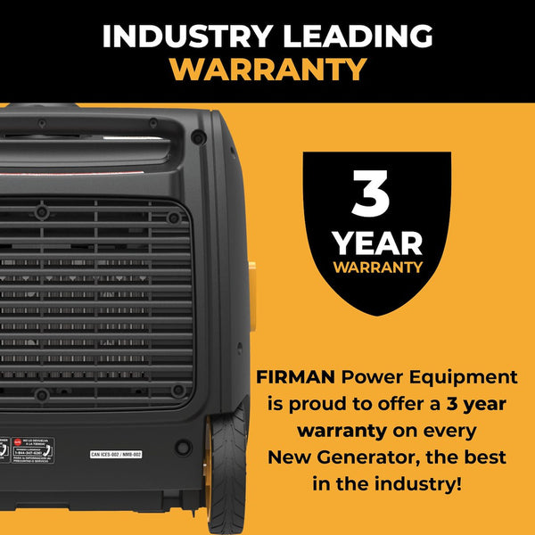 Firman Portable Inverter Generator (MPN: W03385)