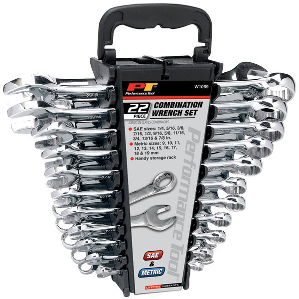 Performance Tool Combination Wrench Set (MPN: W1069)
