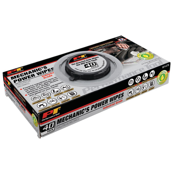 Performance Tool Heavy Duty Cleaning Wipes (MPN: W1479)